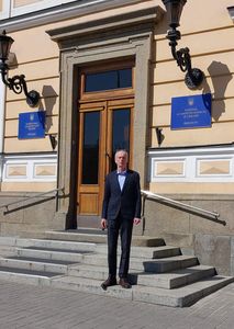 Yuriy Kapitsa at the National Academy of Sciences of Ukraine