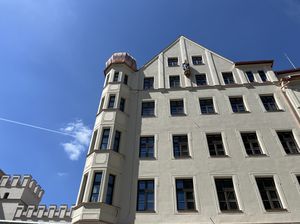 Das neue Gebäude des Max-Planck-Instituts für Innovation und Wettbewerb am Münchner Karlstor/Stachus