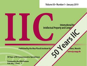 Cover of IIC, volume 50